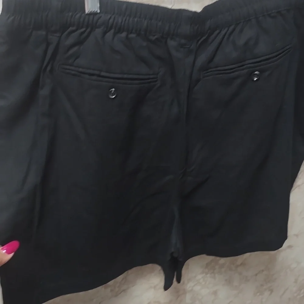 Time and Tru Women's Black Flat Front Shorts - Picture 8 of 8